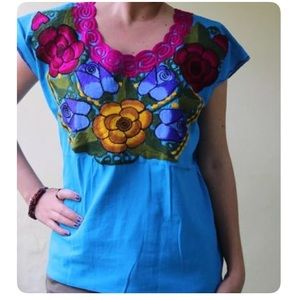 Brand new handmade Mexican blouse